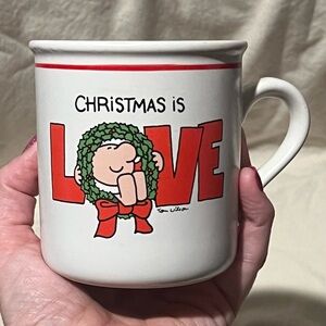 Vintage Christmas Is Love Mug- ZIGGY! 1978